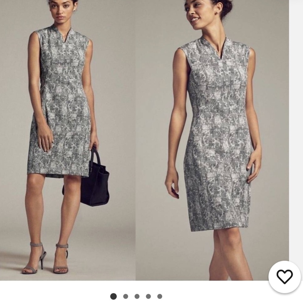 MM LAFLEUR The Aditi Shift Dress jacquard Crackle Sleeveless size 0 stretchy